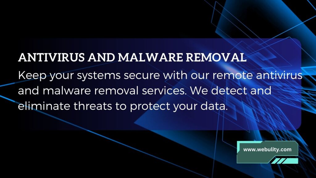 ANTIVIRUS AND MALWARE REMOVAL