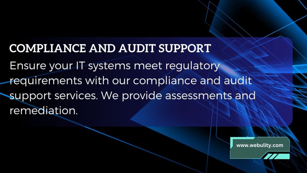 COMPLIANCE AND AUDIT SUPPORT