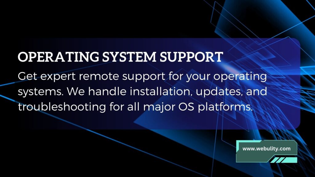 OPERATING SYSTEM SUPPORT